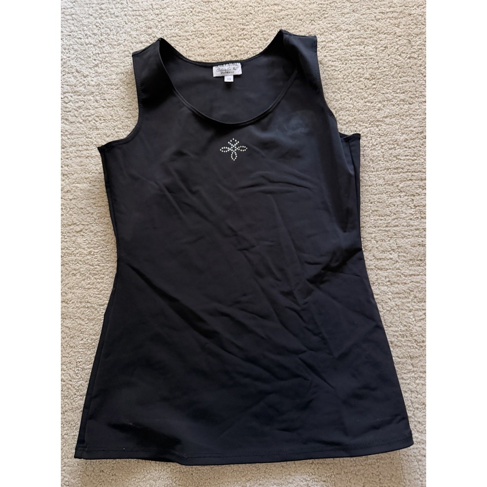 Hobby Horse Clothing Co. Tank Rhinestone Sho-Cool - US Women's M Made In USA